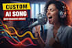 create a custom ai song