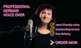 record your IVR in german with music