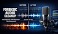 forensic audio editing  voice isolation audio clenup background noise removal
