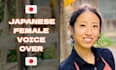 record native japanese female voice over