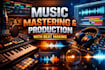 do music mastering and production with beat making