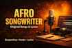 record professional afrobeat and afro fusion vocals