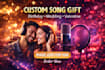 write a custom personalized song for any occasion