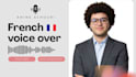 do a professional french voice over