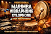 record professional marimba, vibraphone, xylophone, and epic percussion