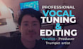 manually tune, sync, edit and mix your vocal