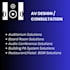 do av consultation, design , configuration