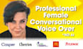 record a warm conversational female voice over