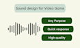 do sound design for your video game