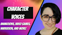 record a professional character voiceover