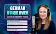 record a female german voice over