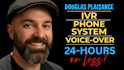 record a professional IVR or phone system voiceover