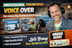 record an english male voice over for elearning, industrial