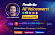create realistic multilingual ai voice over in 5 languages