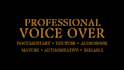 record a professional documentary voice over