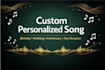 create a custom personalized song for your special occasion