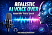 create realistic ai text to speech voice over