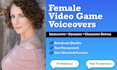record immersive video game and character voiceovers