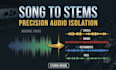 extract vocals, drums, bass, and instruments from any track