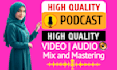do audio edit, cleanup and fix sound in audio or video
