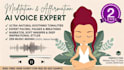 record a relaxing meditation and affirmation voiceover with a soothing ai voice