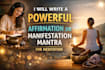 write a powerful affirmation or manifestation mantra for meditation