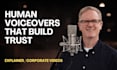 record a professional corporate explainer voiceover