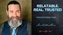 deliver a conversational, authentic american male voice over