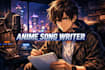write original anime jpop, ost song lyrics in japanese or english