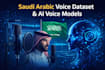 provide saudi arabic voice dataset, and train ai voice models