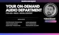 create monthly custom audio for your brand or videos