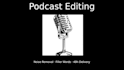 edit your video podcast with subtitles