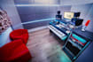 create a modern podcast intro, outro house, deep house