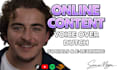 record a professional dutch voice over for online content