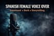 record a captivating spanish female voice over narration