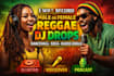 create professional reggae dancehall dj drops and hype tags