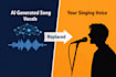 replace suno ai generated vocals with your real voice