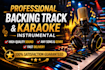 create professional karaoke or backing track instrumental