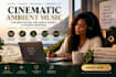 compose cinematic ambient for mediation, wellness videos and guided session