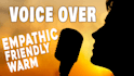 deliver calming friendly emotional male narration voice over