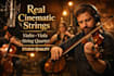 record cinematic high quality string section violin, viola,