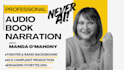 record an acx compliant audio book or voice over narration