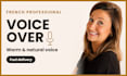 record a professional french voice over for your project