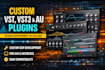 develop custom vst, vst3, gui and au audio plugins for your project