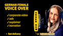 record a professional german narration or explainer voice over