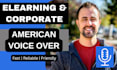record a professional elearning and corporate voiceover