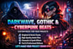 create darkwave synth, goth cyberpunk beats for your project