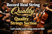 record real string quality strings section
