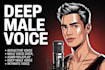 record deep seductive male voice over for asmr roleplay audio