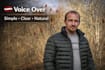 record a simple voice over in latvian or basic english